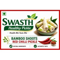 Swasth Bamboo Shoots Pickle (Red Chilli) - 400 gms